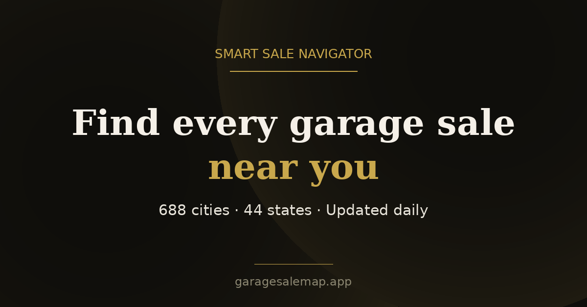Garage Sale Map landing card 1200x628